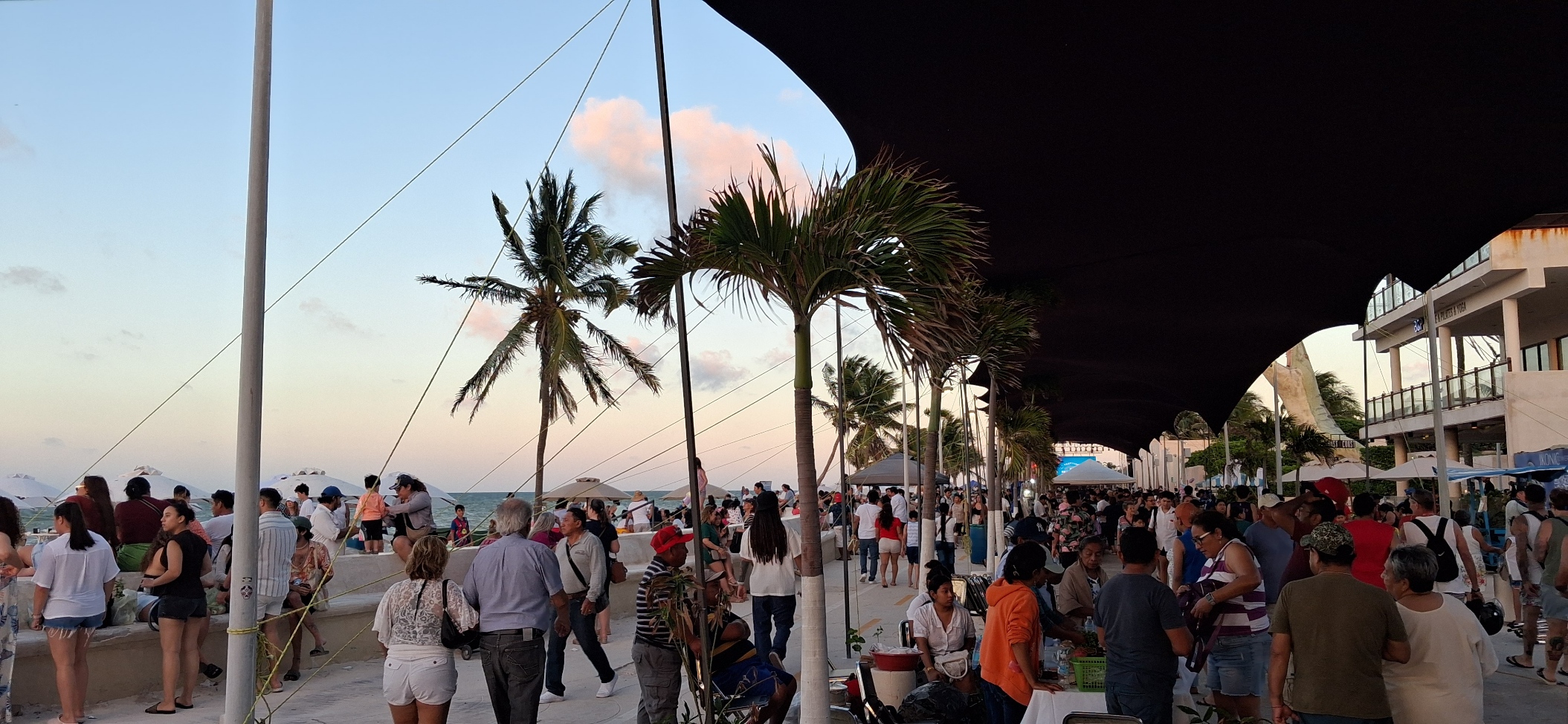 Yucatan beach and coastal travel near Merida