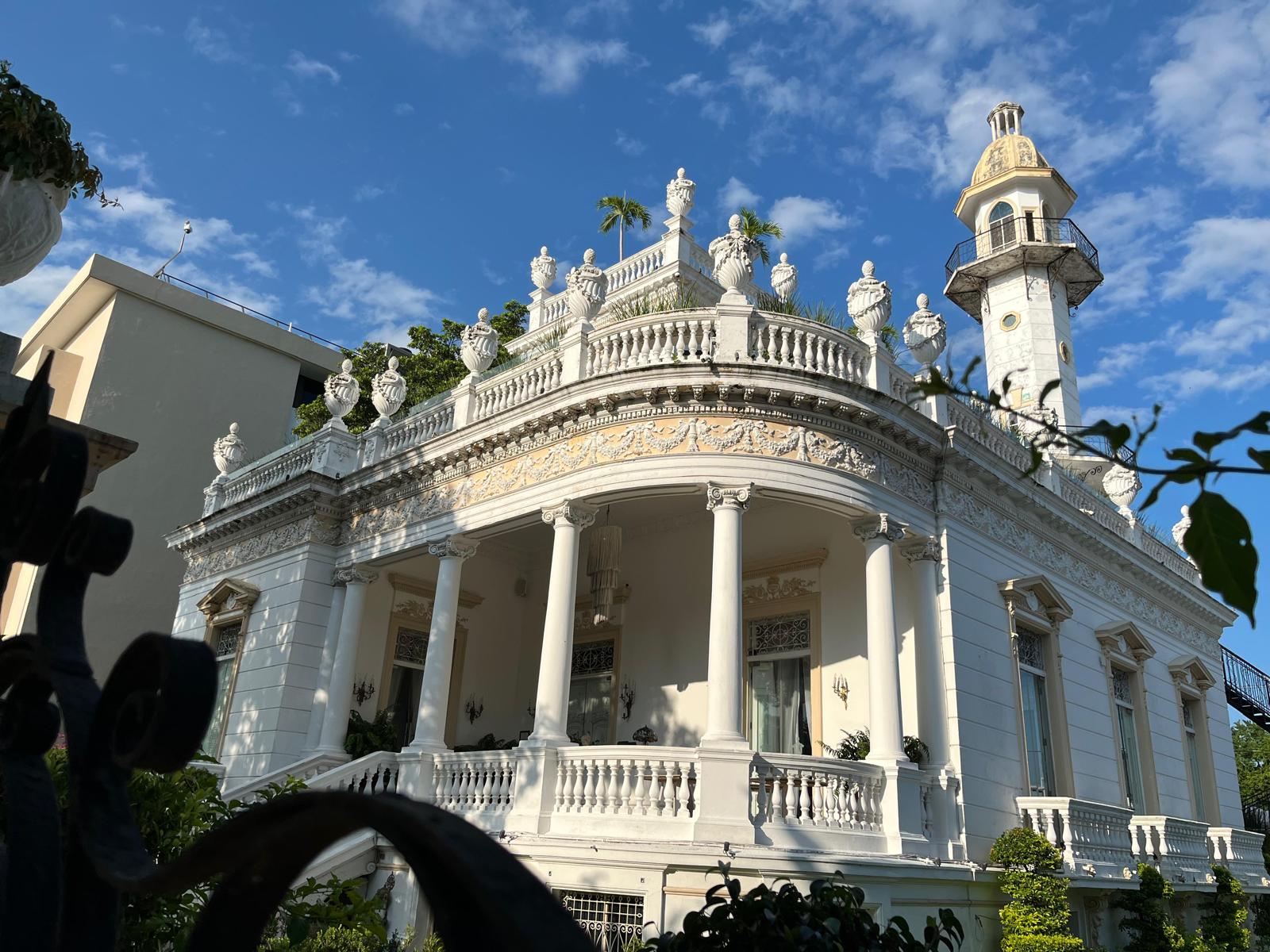 Merida mansion and historic architecture in Yucatan